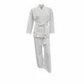Karate Gi Uniform EXTRA FIT – Lightweight Training Suit with Belt - White Top/Pants