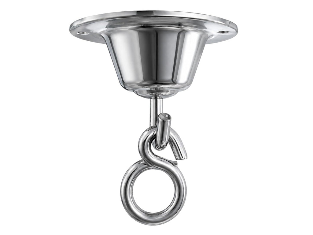 Ceiling Punching Bag Hanger - 360° Rotation Chrome Heavy Bag Mount, Heavy Duty Rotating Hook