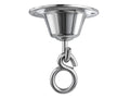 Ceiling Punching Bag Hanger - 360° Rotation Chrome Heavy Bag Mount, Heavy Duty Rotating Hook