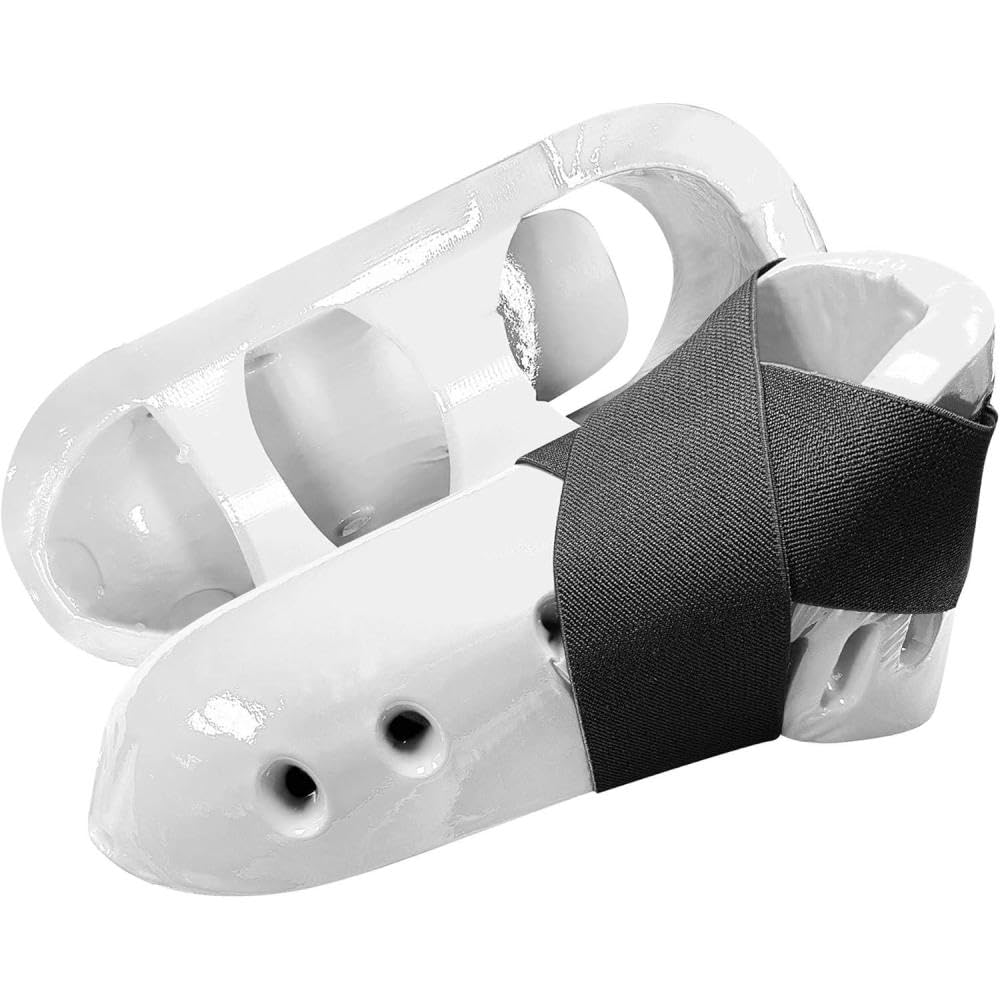 Single Layer Karate Kicks – Padded Sparring Foot & Instep Protectors - Pair