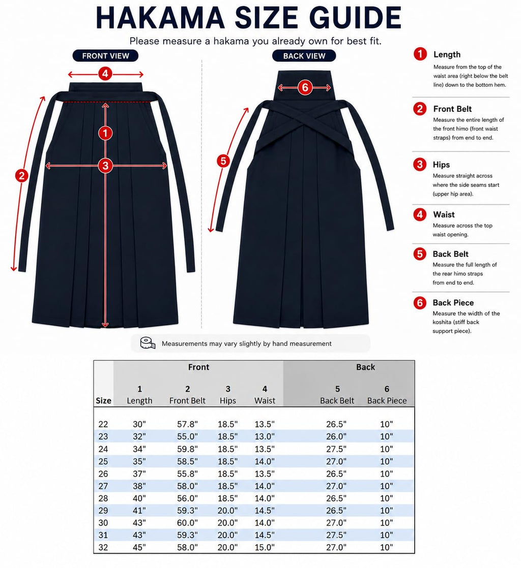 Aikido Kendo Traditional Polycotton Hakama Pants Uniform