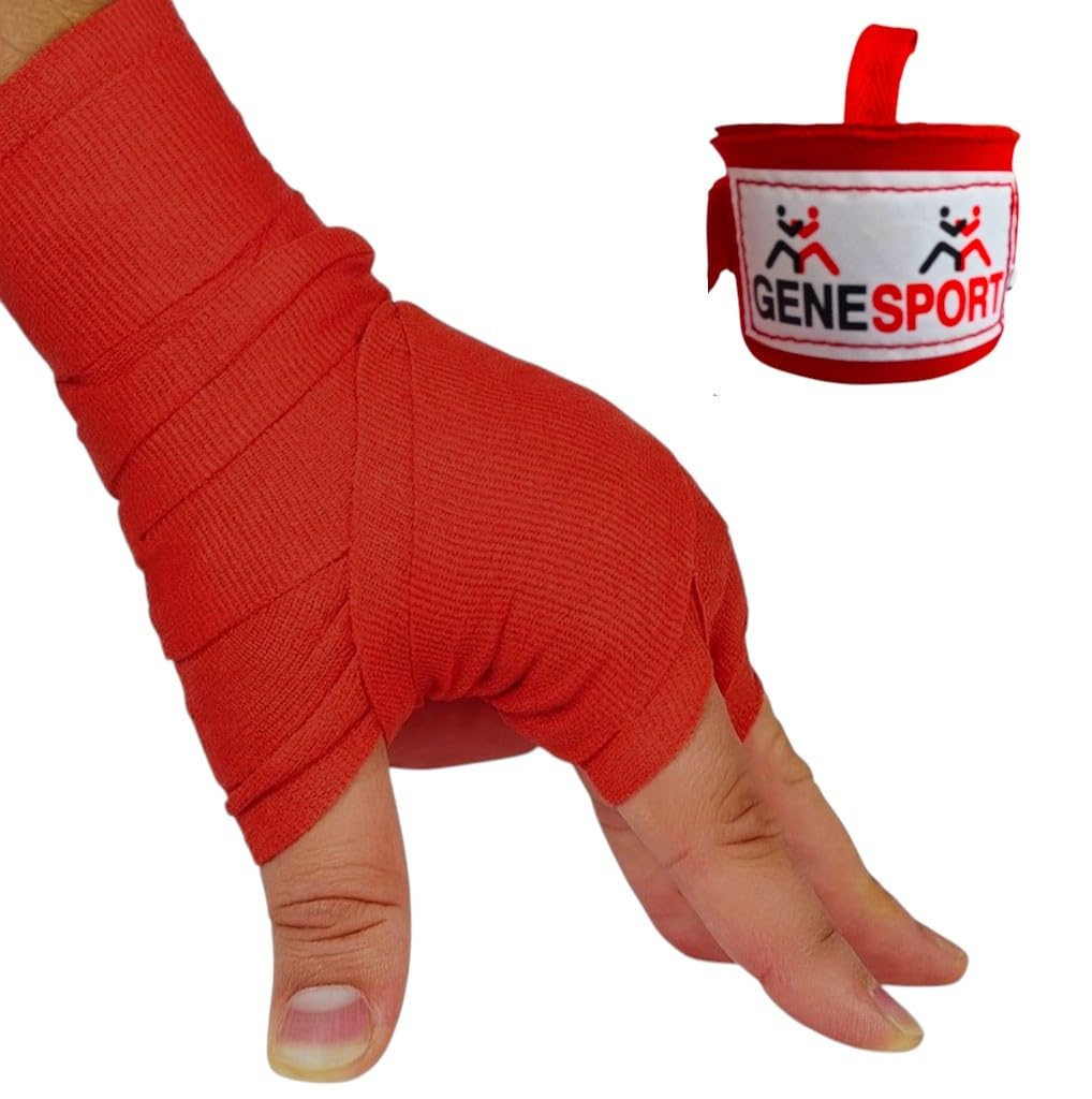Boxing Hand Wraps 13'/156" Elastic – Wrist Support Bandages - Pair