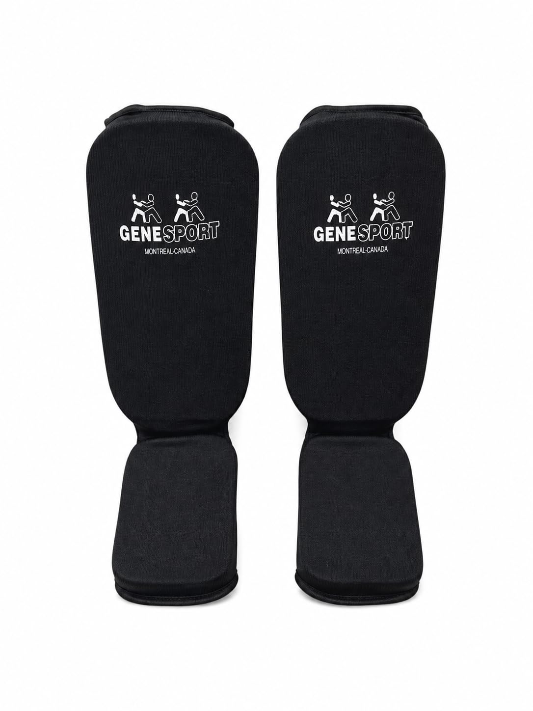 Shin & Instep Guards for Karate, Taekwondo, MMA, Muay Thai & Kickboxing – Elastic Slip-On Tibia Guards with Impact-Absorbing Foam Padding