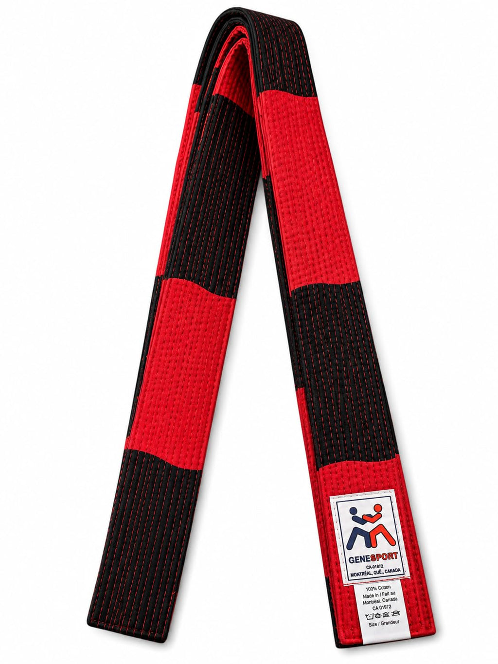 Rokudan Masters Rank Belt – 100% Cotton 2" Wide – Ideal for 6th, 7th & 8th Degree Black Belt Levels