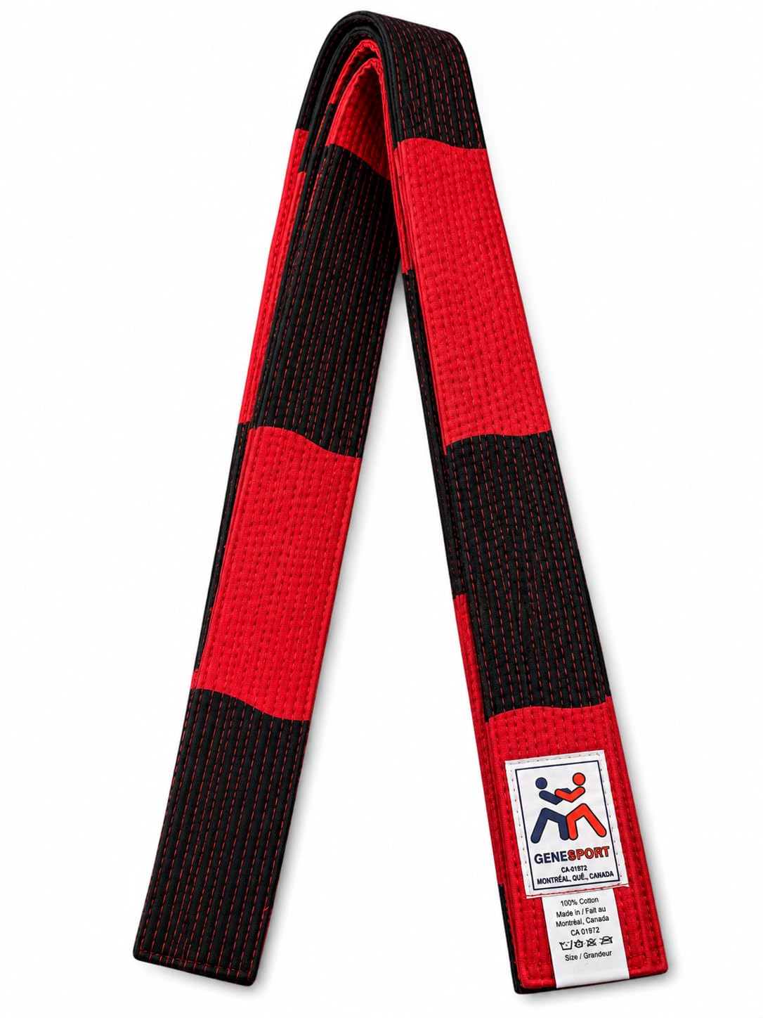 Rokudan Masters Rank Belt – 100% Cotton 2" Wide – Ideal for 6th, 7th & 8th Degree Black Belt Levels