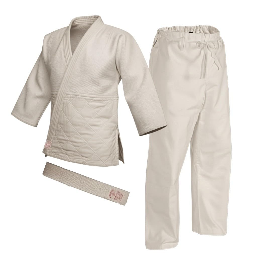 HEAVY-DUTY Judo Gi – 100% Unbleached Cotton