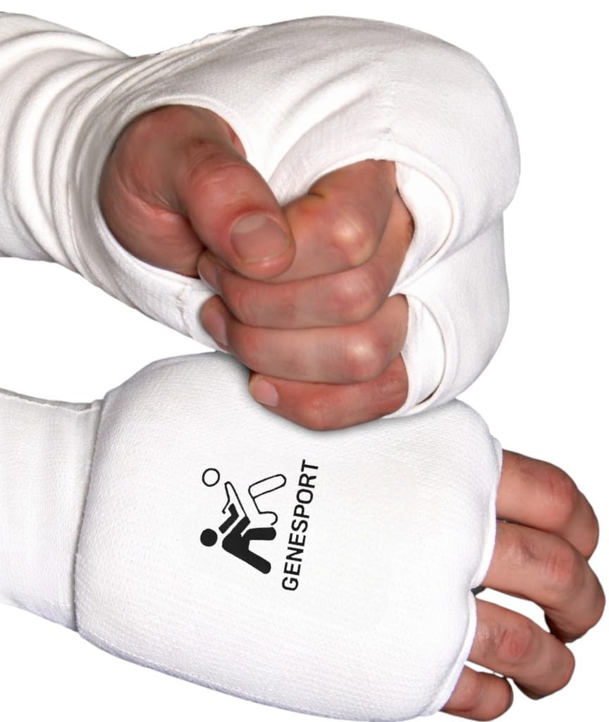 Martial Arts Elasticated Fist Guard Protector - Pair