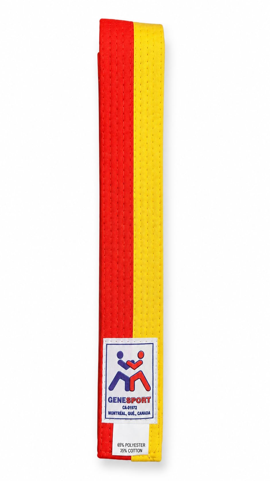 Rank Belt - Half & Half Dual Color - Poly-Cotton
