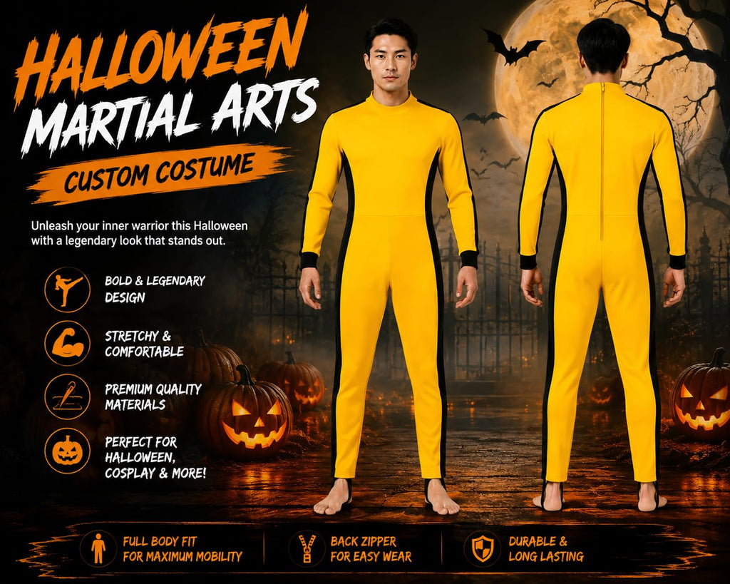 Martial Arts Costume Jumpsuit Halloween Party Cosplay