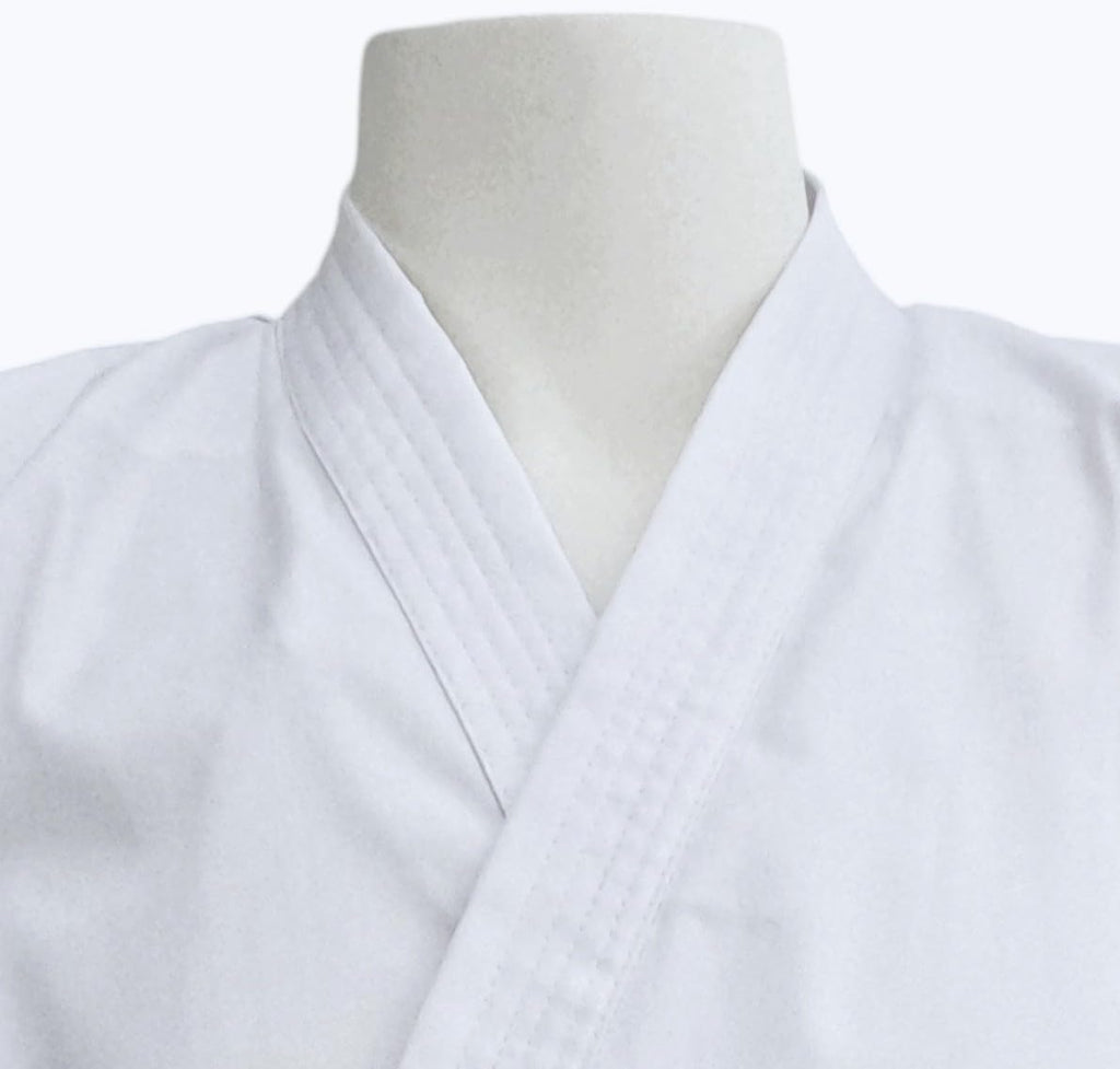 Karate Gi Uniform EXTRA FIT – Lightweight Training Suit with Belt - White Top/Pants