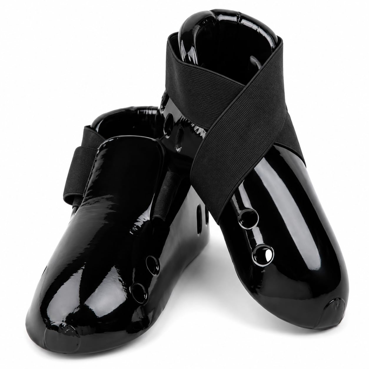 Single Layer Karate Kicks – Padded Sparring Foot & Instep Protectors - Pair