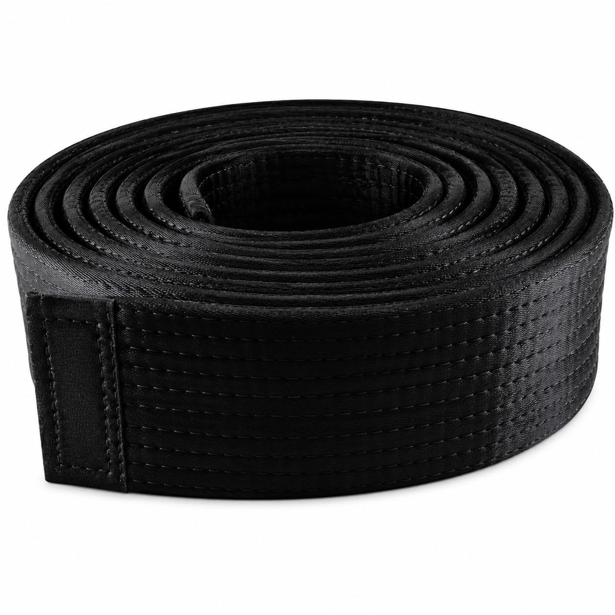 Deluxe Satin Black Belt – Premium Ceremonial Rank Belt