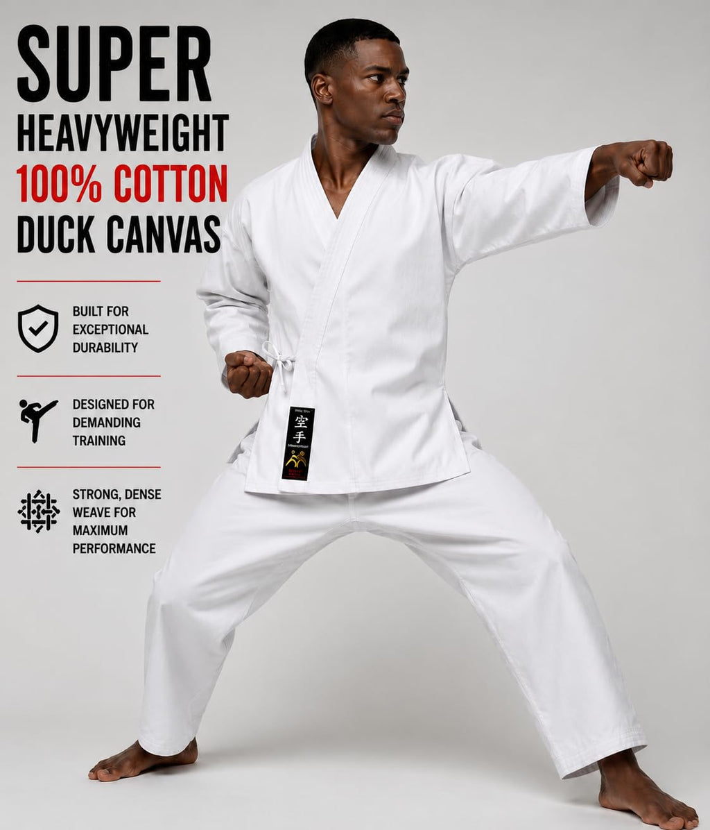 Heavyweight Karate Gi Uniform – 12 oz 100% Cotton