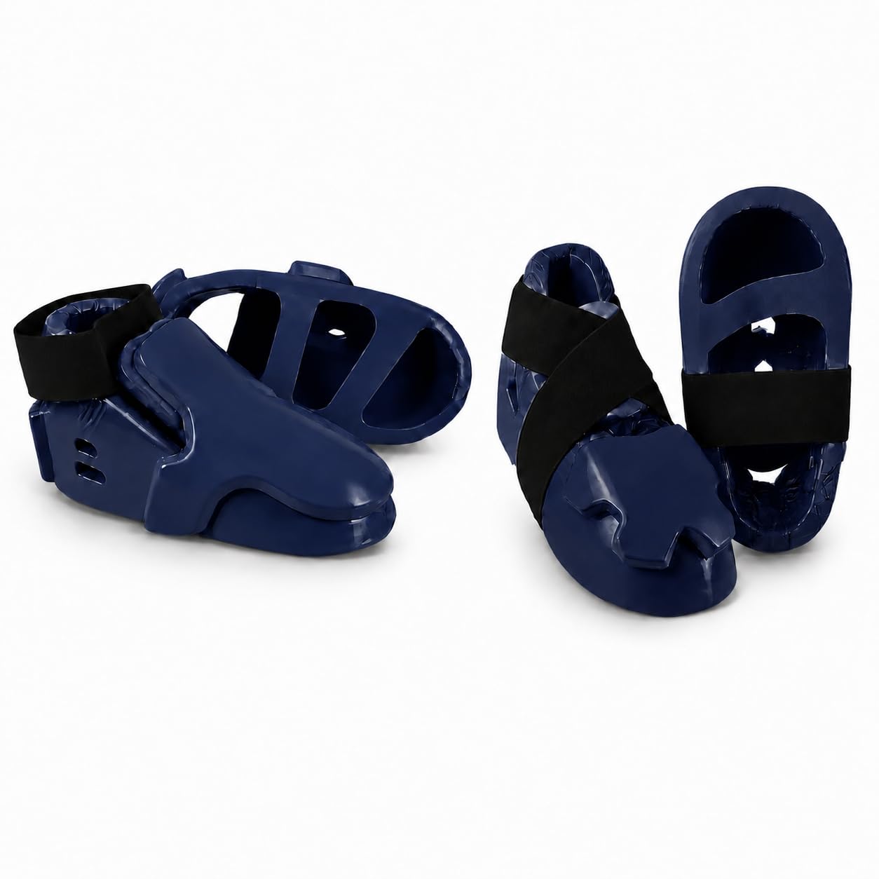 Double Layered Karate Kicks – Padded Sparring Foot & Instep Protectors - Pair