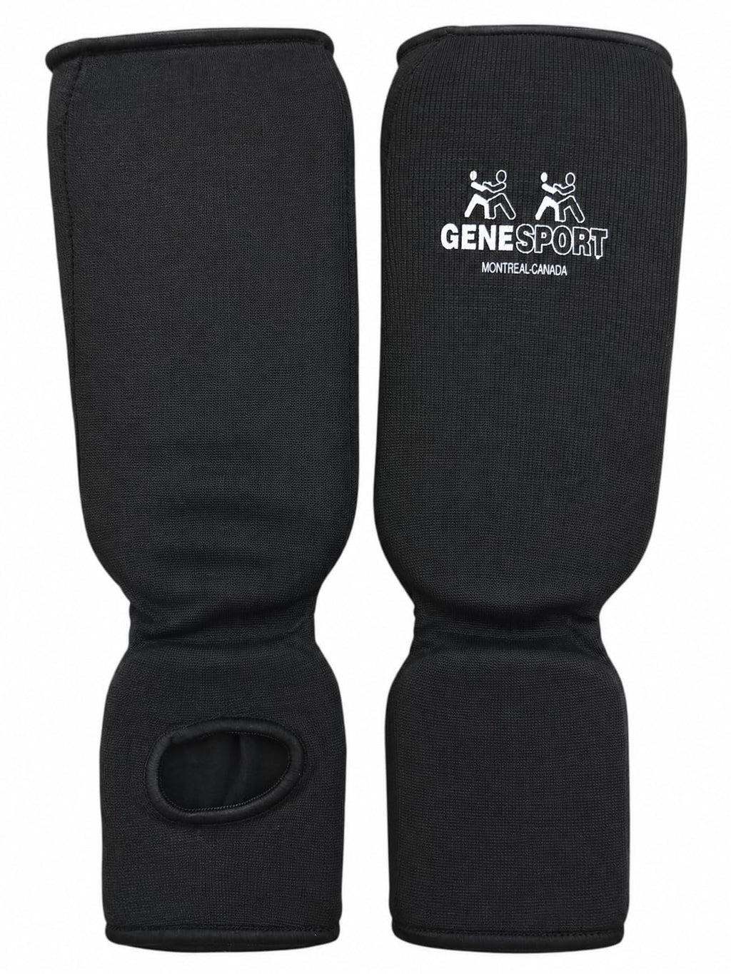 Shin & Instep Guards for Karate, Taekwondo, MMA, Muay Thai & Kickboxing – Elastic Slip-On Tibia Guards with Impact-Absorbing Foam Padding
