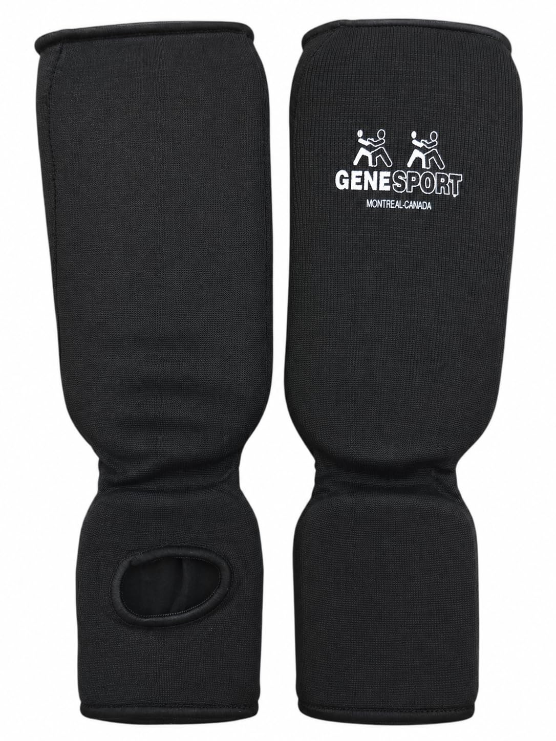 Shin & Instep Guards for Karate, Taekwondo, MMA, Muay Thai & Kickboxing – Elastic Slip-On Tibia Guards with Impact-Absorbing Foam Padding