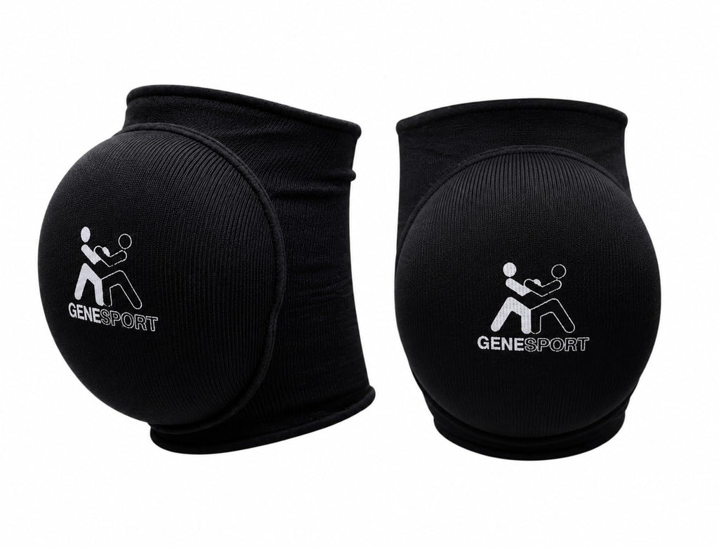 Knee Protector – Cup-Shaped EVA Foam Knee Pad with Elastic Compression Sleeve - Medium Pair
