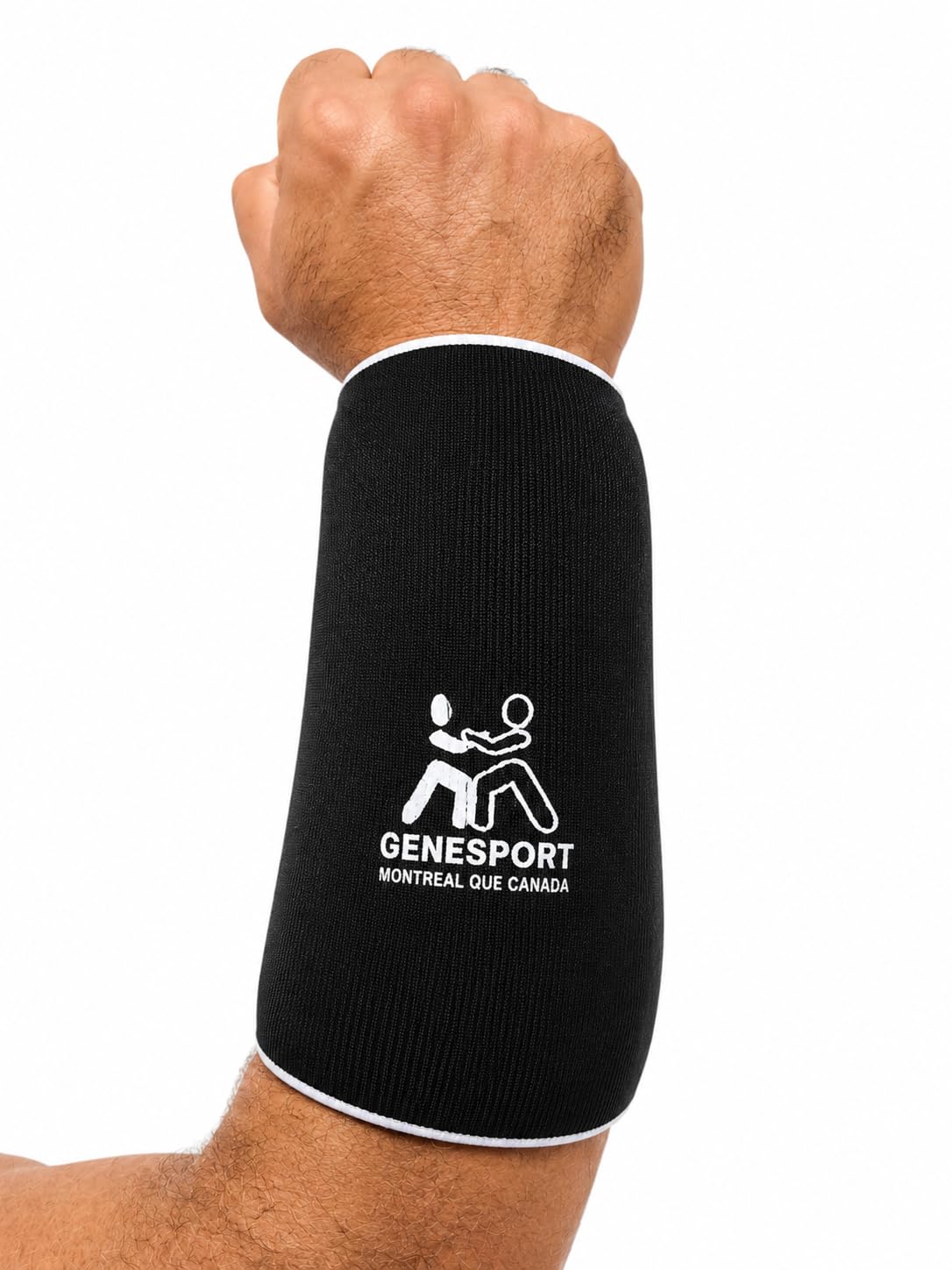 Forearm Guards – Elastic Slip-On Arm Protectors with Pre-Curved Ergonomic Foam Padding - Medium Pair