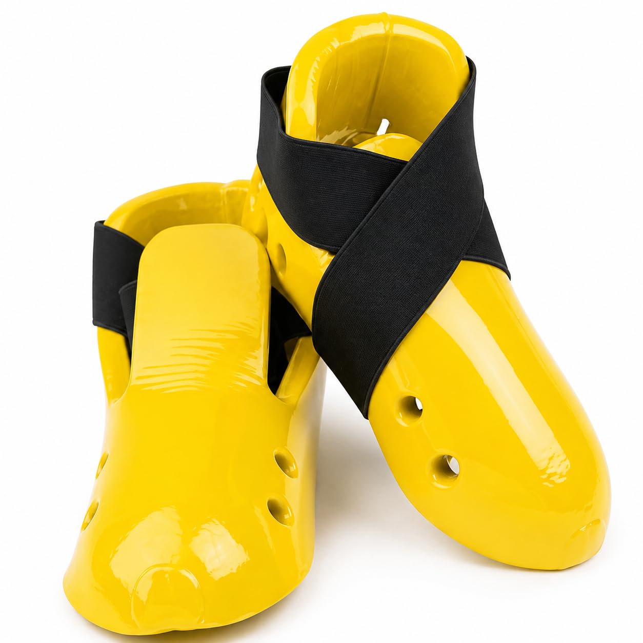 Single Layer Karate Kicks – Padded Sparring Foot & Instep Protectors - Pair