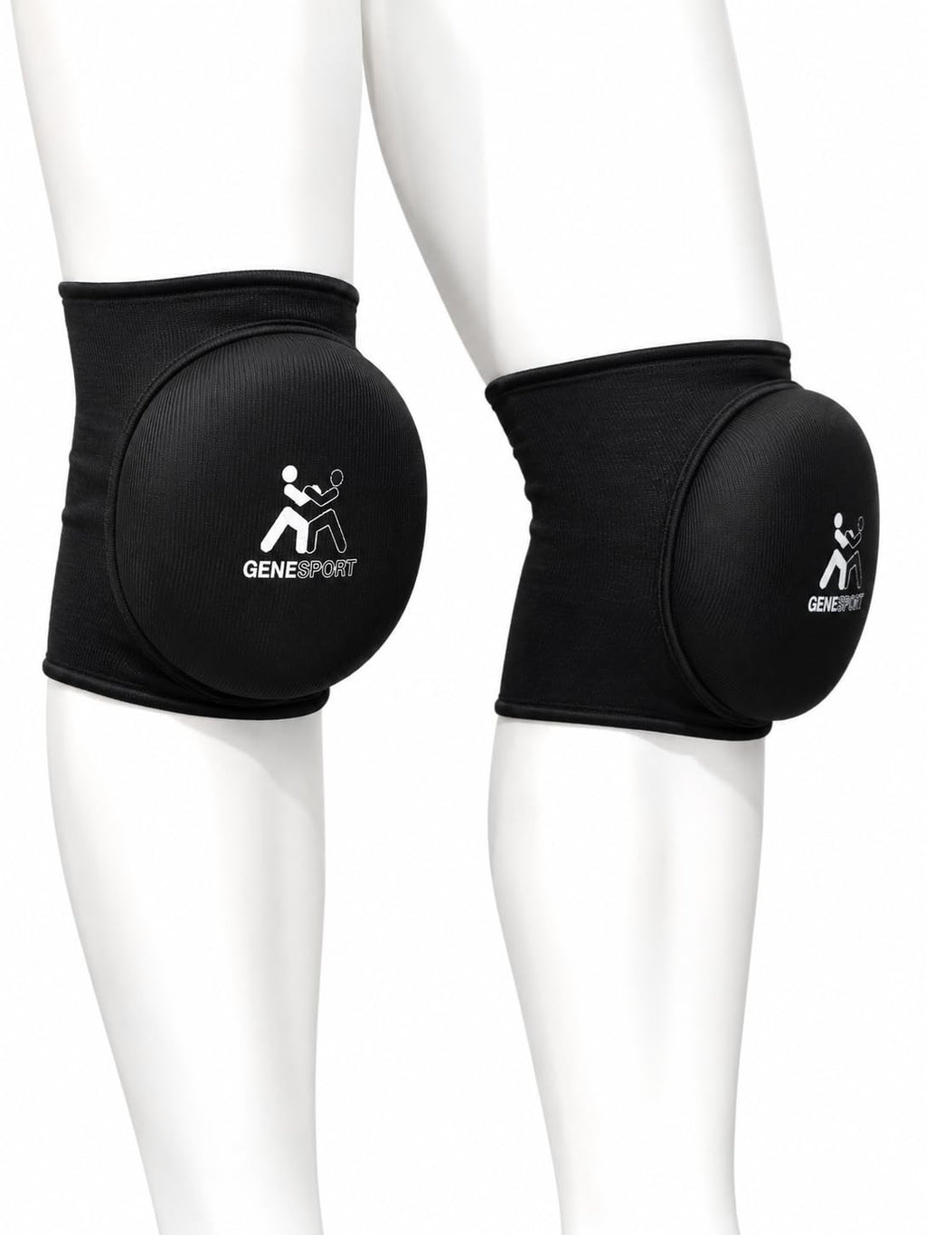 Knee Protector – Cup-Shaped EVA Foam Knee Pad with Elastic Compression Sleeve - Medium Pair