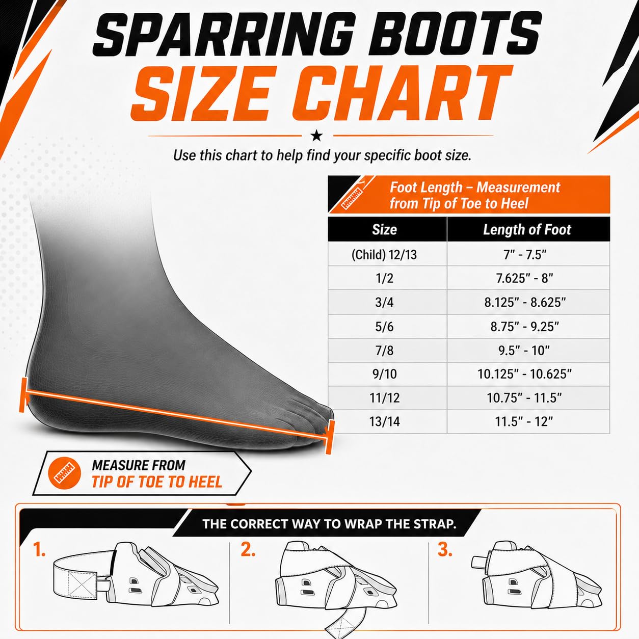 Double Layered Karate Kicks – Padded Sparring Foot & Instep Protectors - Pair