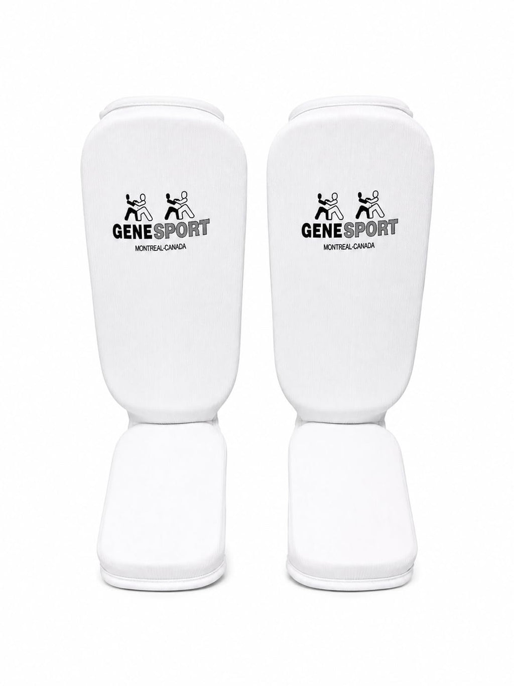 Shin & Instep Guards for Karate, Taekwondo, MMA, Muay Thai & Kickboxing – Elastic Slip-On Tibia Guards with Impact-Absorbing Foam Padding