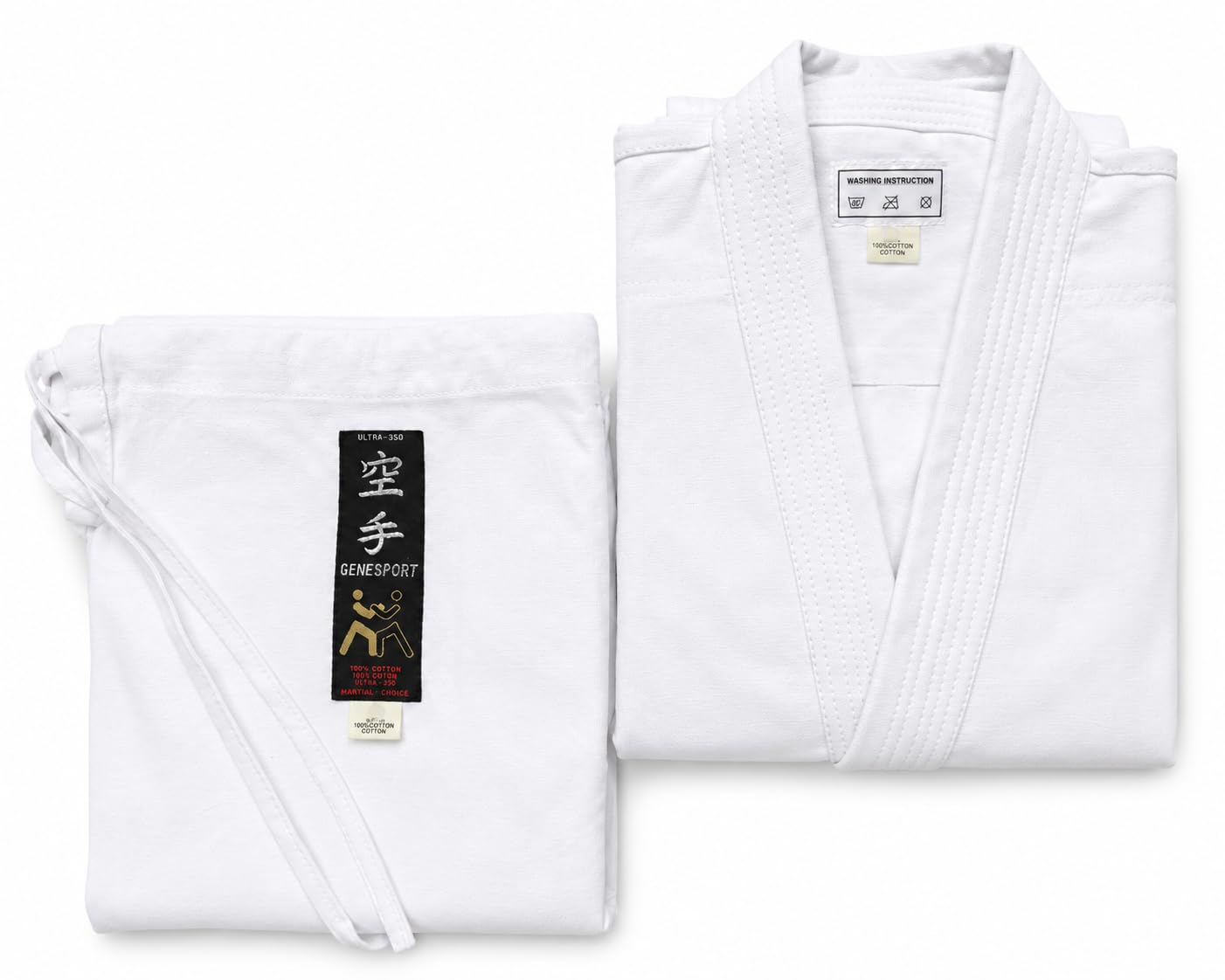 Super Heavyweight Karate Gi Uniform – 15 oz 100% Cotton Duck Canvas