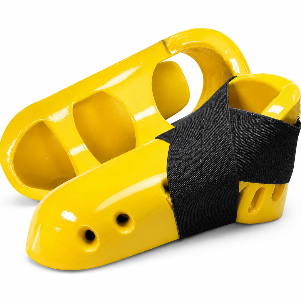 Single Layer Karate Kicks – Padded Sparring Foot & Instep Protectors - Pair