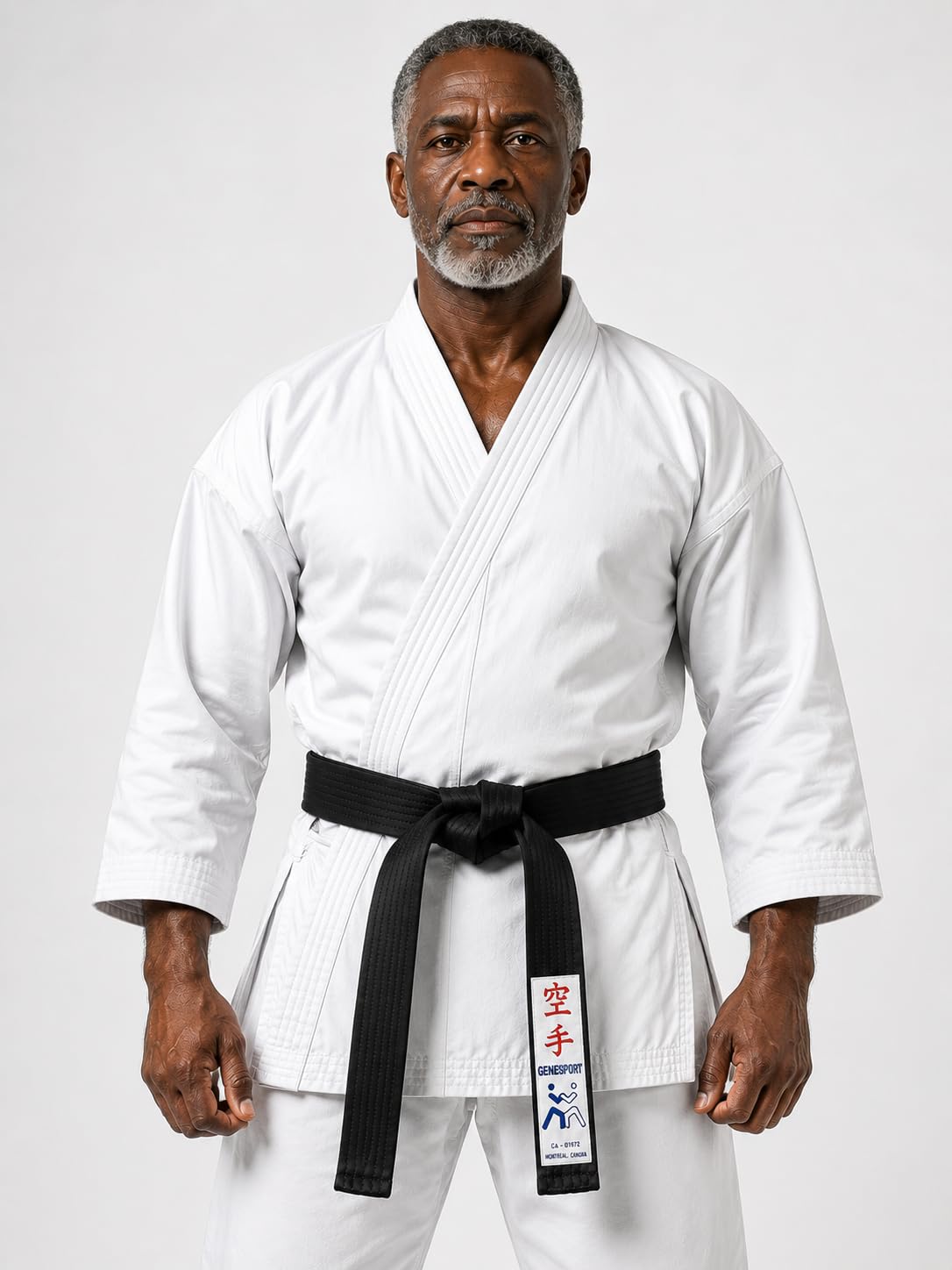 Deluxe Satin Black Belt – Premium Ceremonial Rank Belt