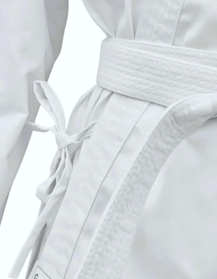 Taekwondo Uniform Lightweight Crossover Jacket Traditional Martial Arts Suit White