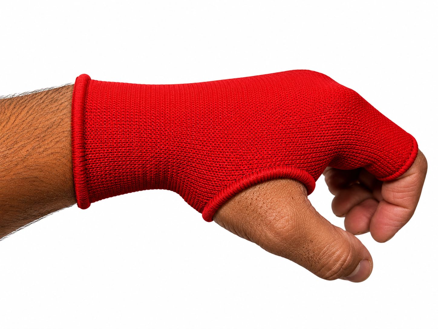 Boxing Inner Gloves – Half Finger Slip-On Compression Gloves - Pair