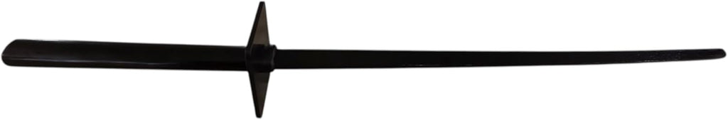 Ninja Wooden Bokken – with Square Tsuba 34" - Black Sword