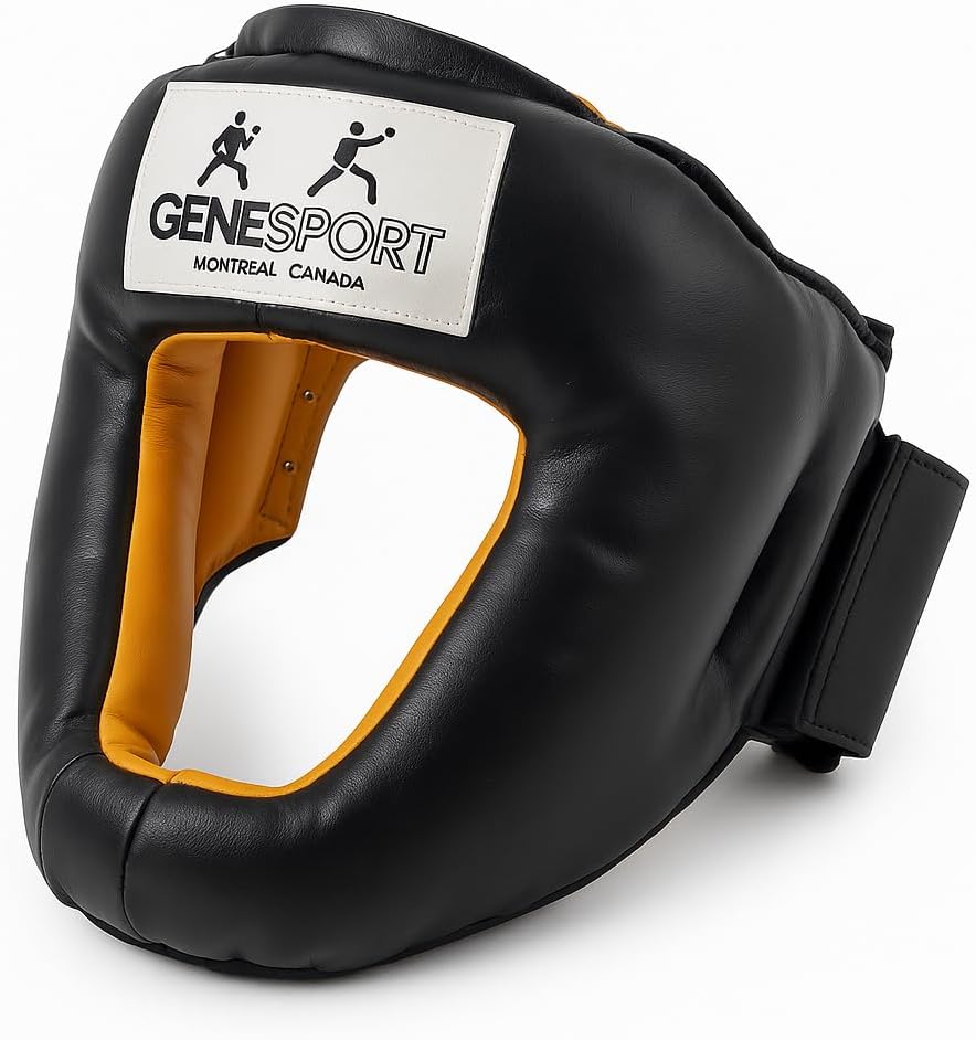 Head Guard - Lace-Up Adjustable Training Open-Face Helmet