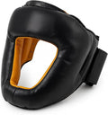 Head Guard - Lace-Up Adjustable Training Open-Face Helmet