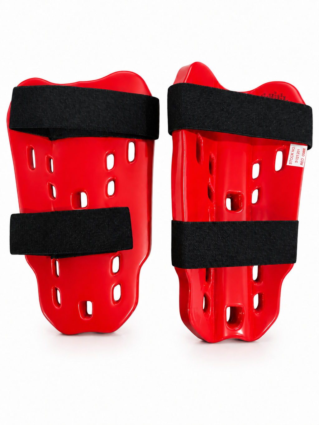 Shin Guards – 1/2" Padded Foam Shin Protectors with Ventilation & Elastic Straps - Pair