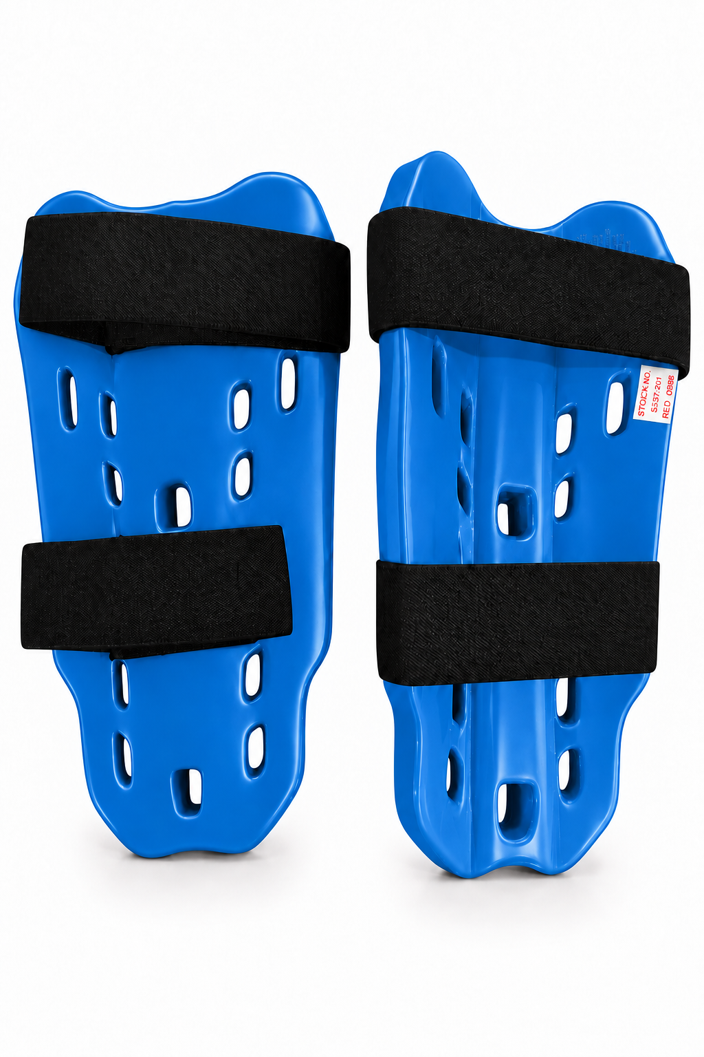 Shin Guards – 1/2" Padded Foam Shin Protectors with Ventilation & Elastic Straps - Pair