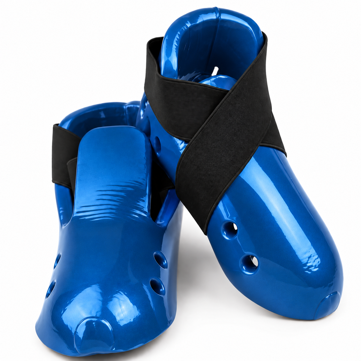 Single Layer Karate Kicks – Padded Sparring Foot & Instep Protectors - Pair