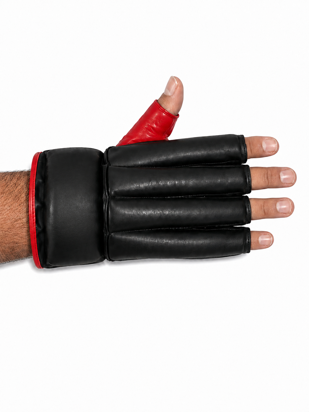 Martial Arts Open-Finger Bag Gloves – Padded Fingers & Foam Palm Grip - Pair