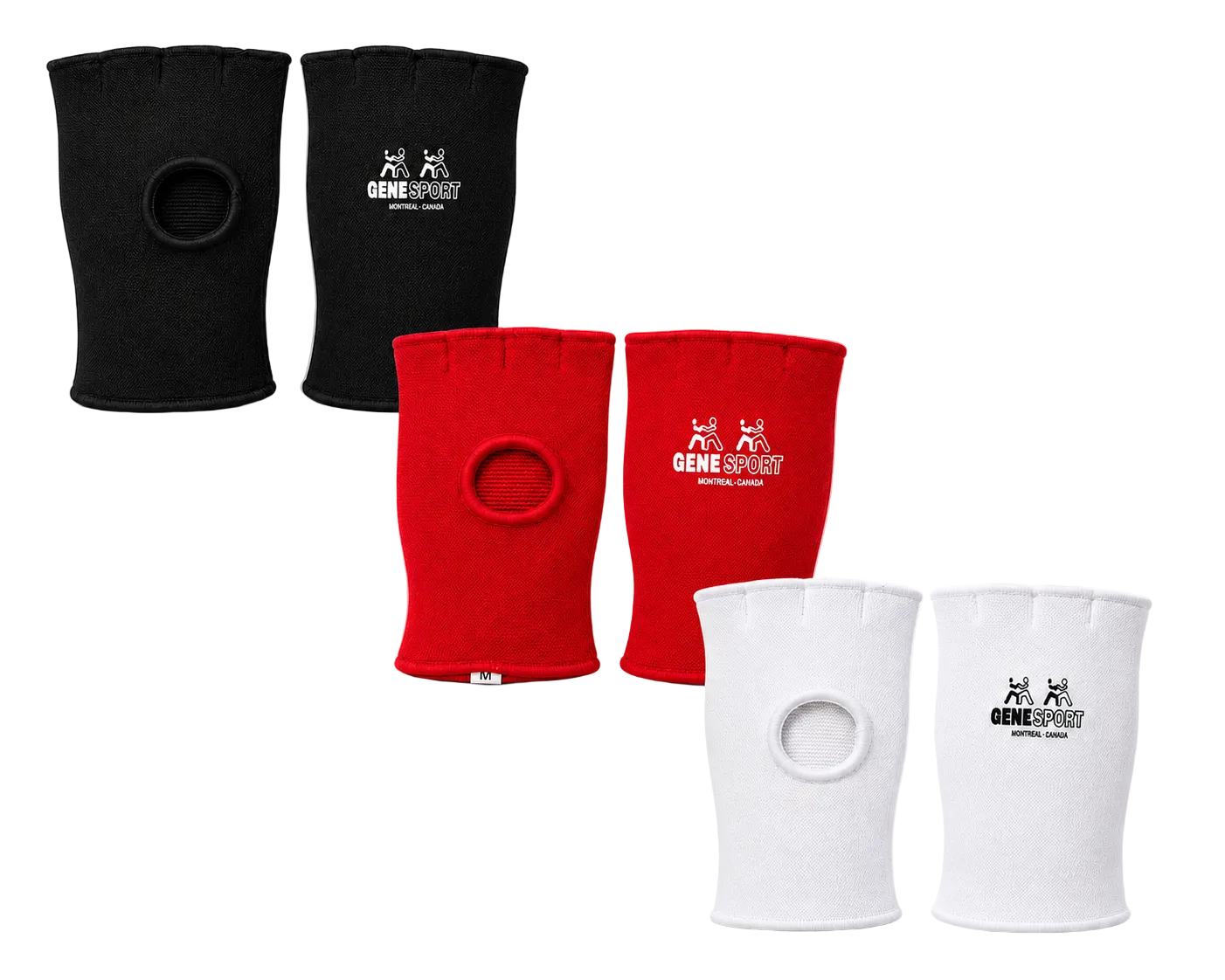 Boxing Inner Gloves – Half Finger Slip-On Compression Gloves - Pair
