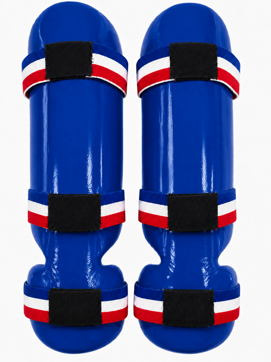 Shin & Instep Guards – Foam Padded Martial Arts Leg & Foot Protectors with Elastic Straps – Pair