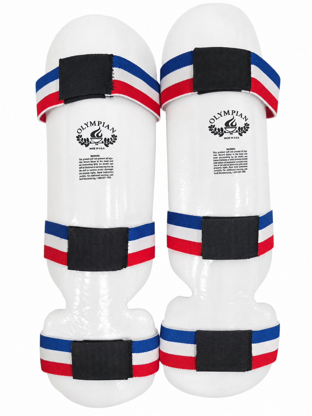 Shin & Instep Guards – Foam Padded Martial Arts Leg & Foot Protectors with Elastic Straps – Pair