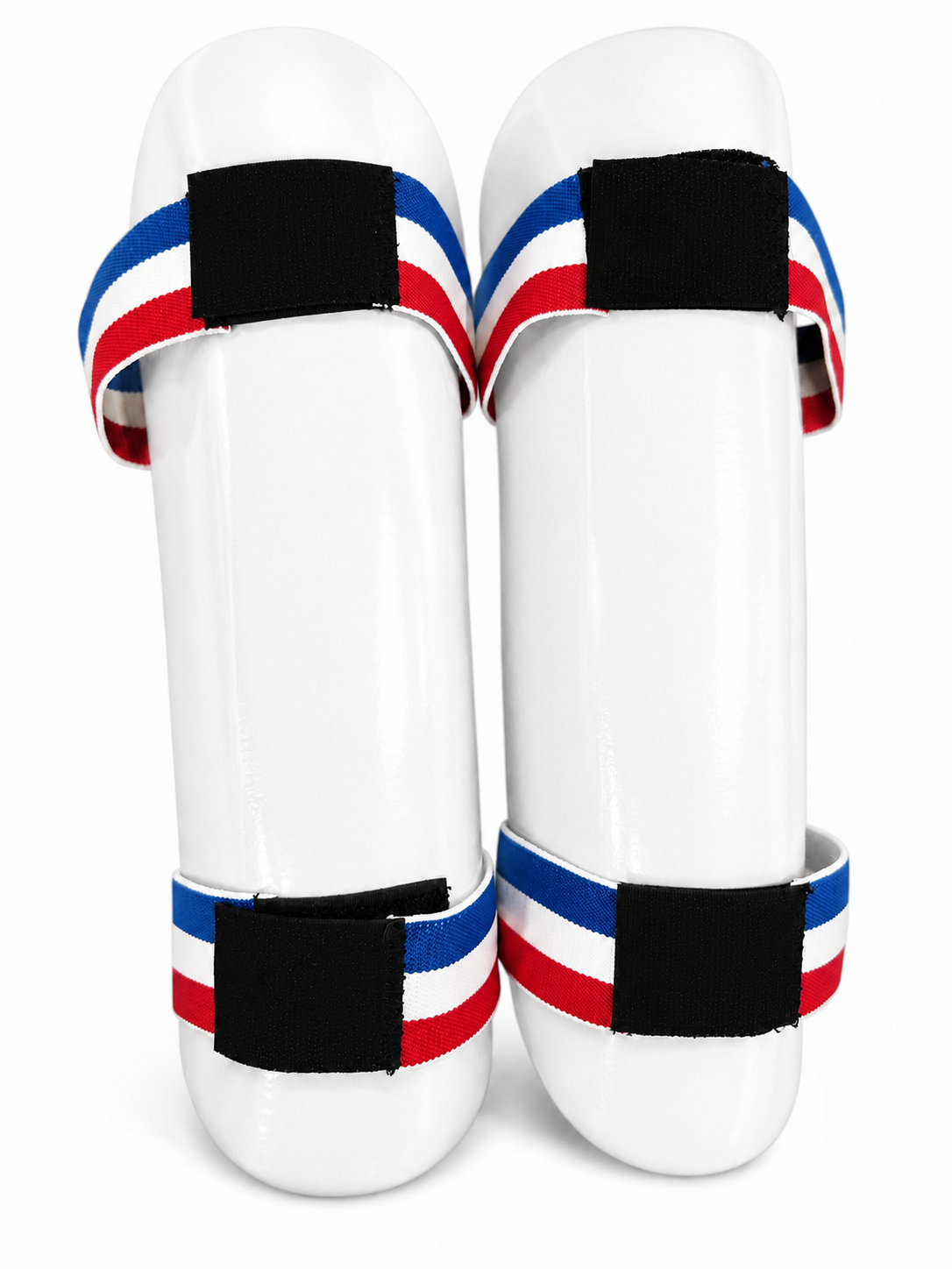 Traditional Martial Arts Shin Guards – Padded Protective Guards with Adjustable Straps - Pair