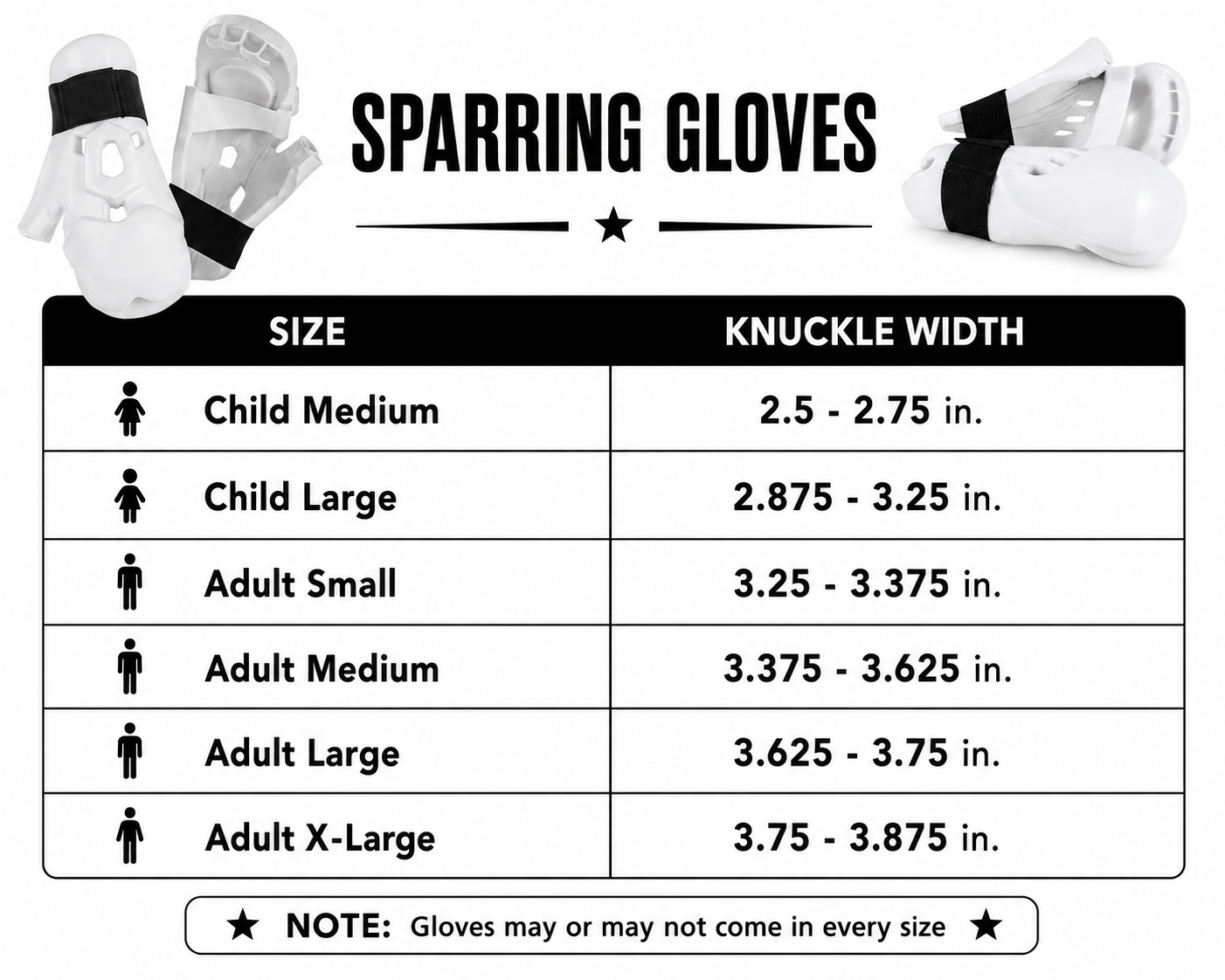 Double Layered Dipped Foam Sparring Gloves - Hand Protection - Pair