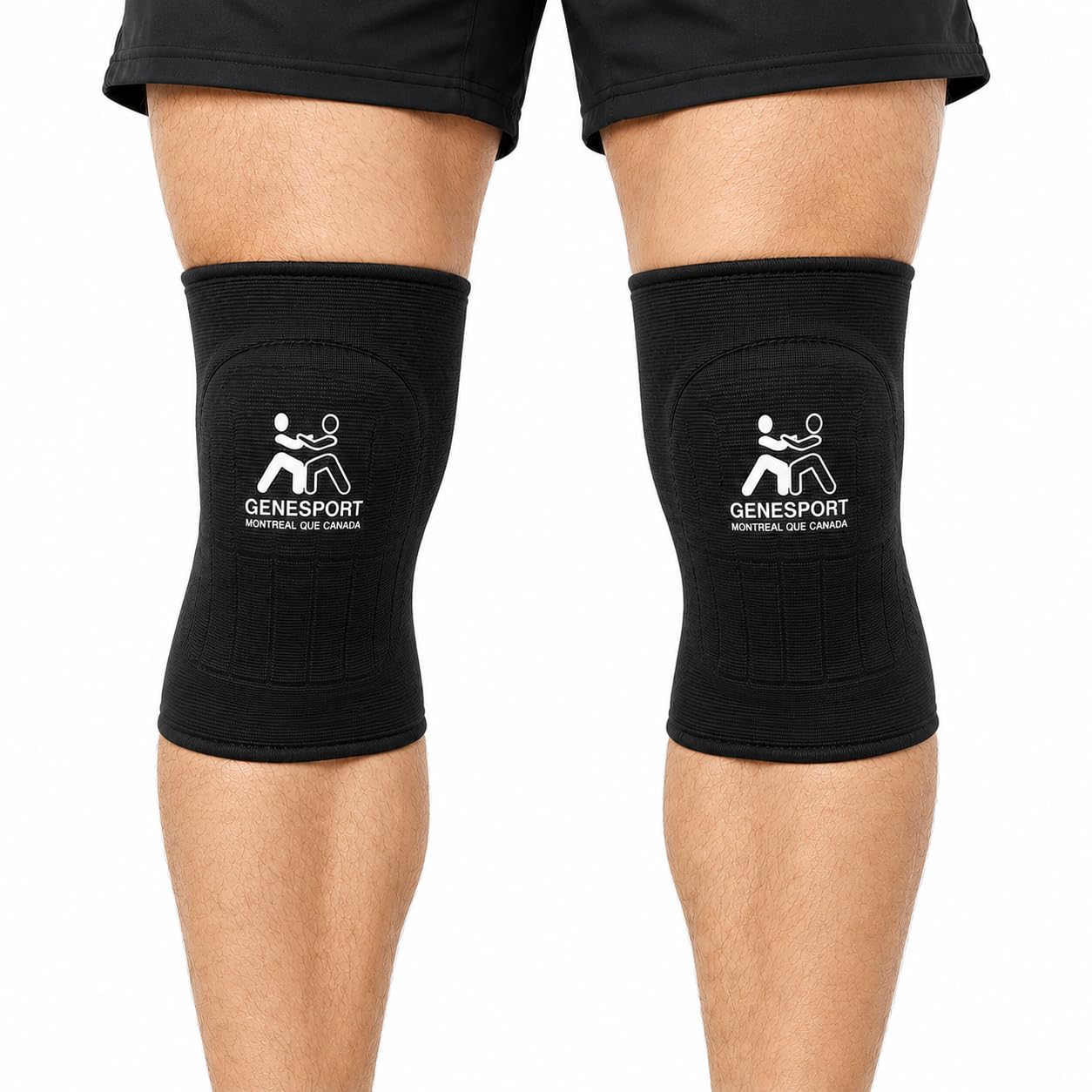 Knee Pads – Elastic Compression Slip-On Protective Knee Sleeves - Pair