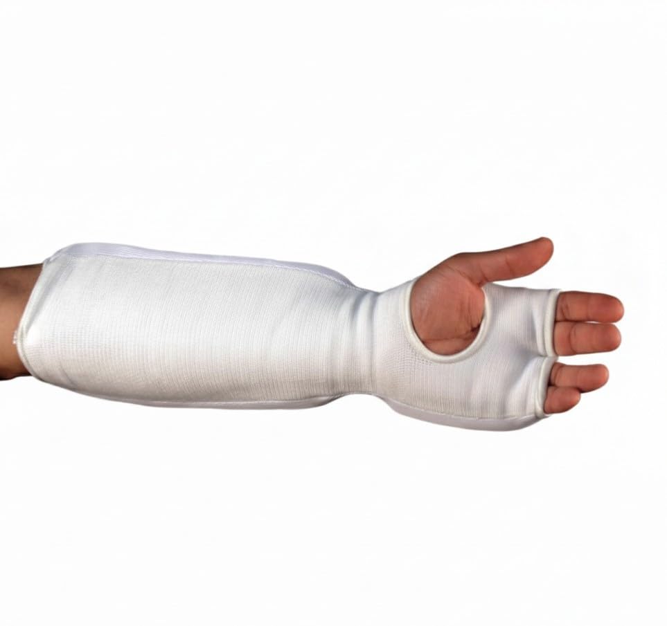 Fist & Hand Forearm Guards – Curved Padded Arm Pads Sleeves Protection - Pair