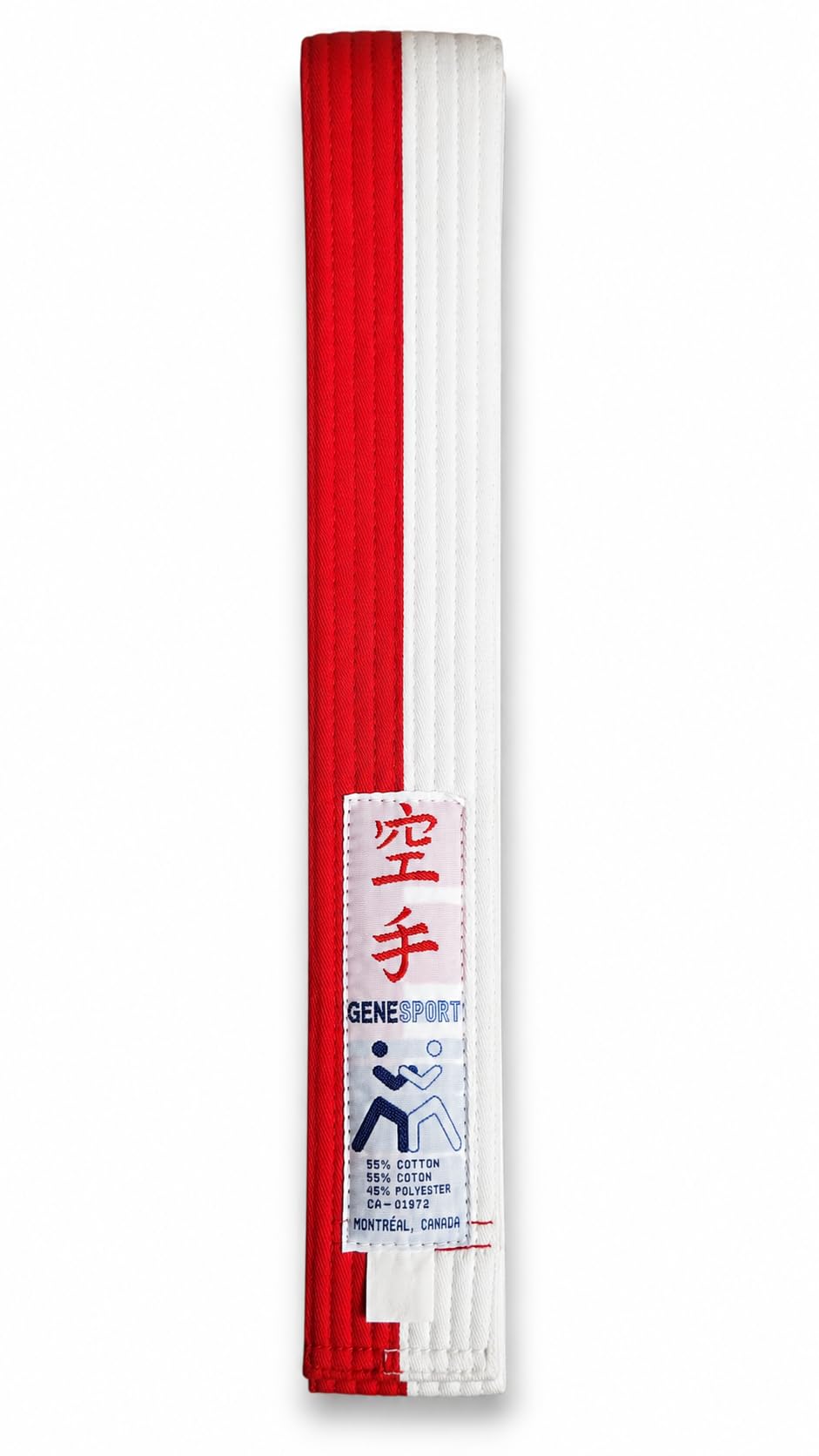 Rank Belt - Half & Half Dual Color - Poly-Cotton