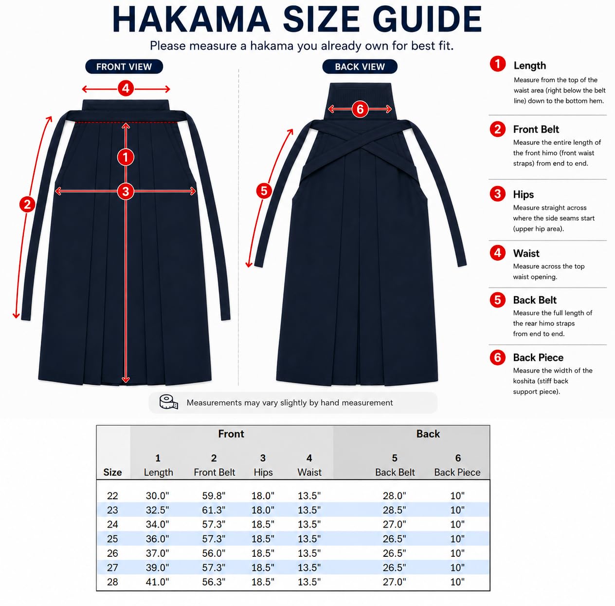 Aikido Kendo Traditional Deluxe Polycotton Hakama Pants Uniform