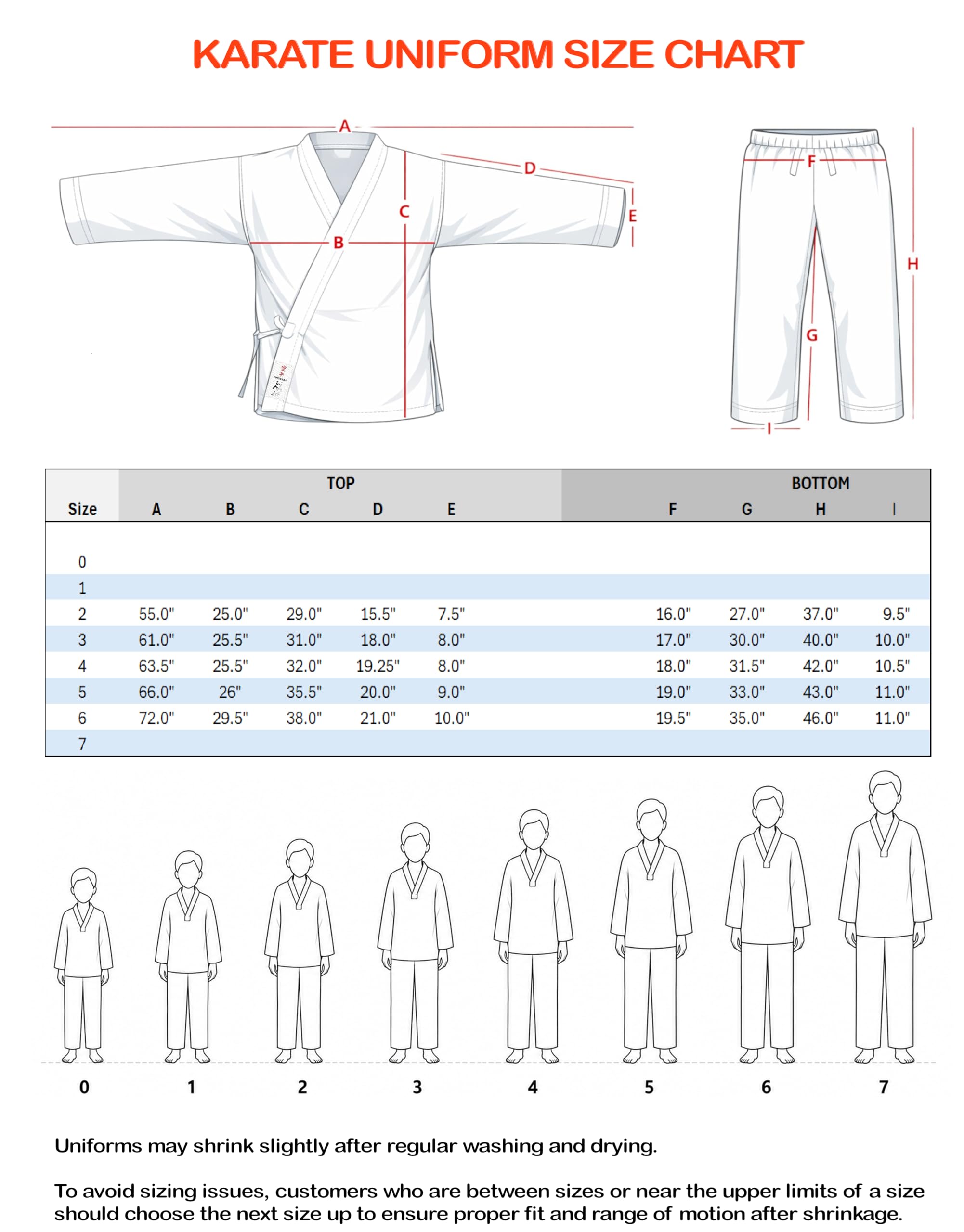 Karate Gi Uniform EXTRA FIT – Lightweight Training Suit with Belt - White Top/Pants
