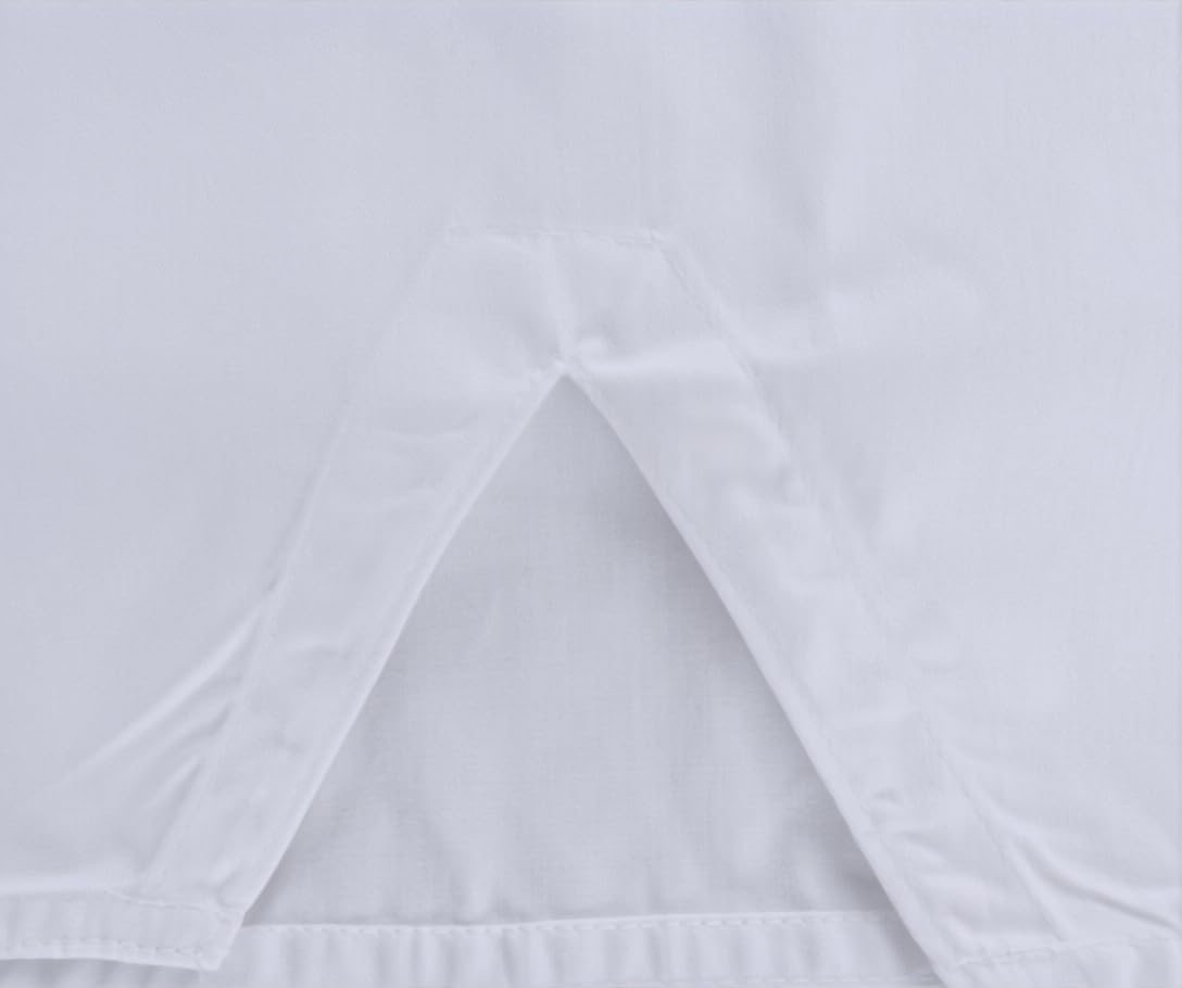 Taekwondo Uniform with Belt – Lightweight Classic Dobok White Collar V-Neck