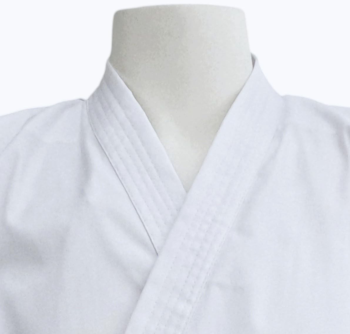 Taekwondo Uniform Lightweight Crossover Jacket Traditional Martial Arts Suit White